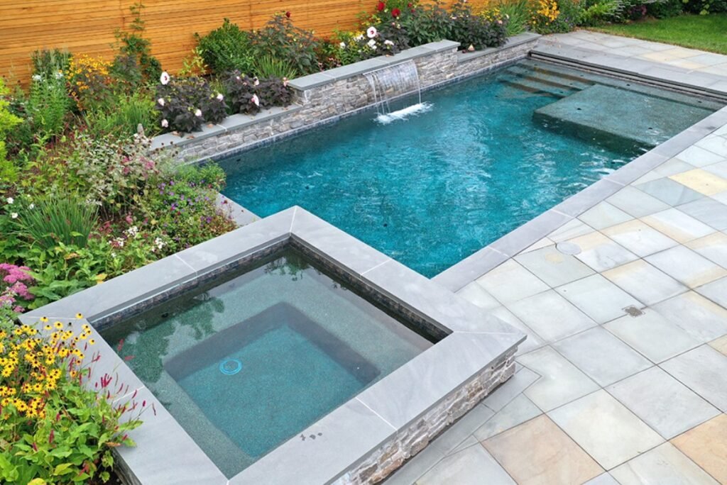 pool and spa
