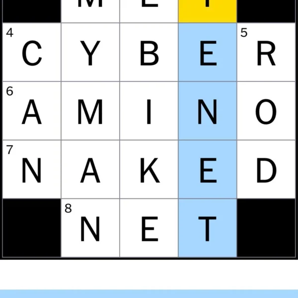 NYT Mini Crossword Answers